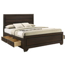 Kauffman - Wood Storage Panel Bed