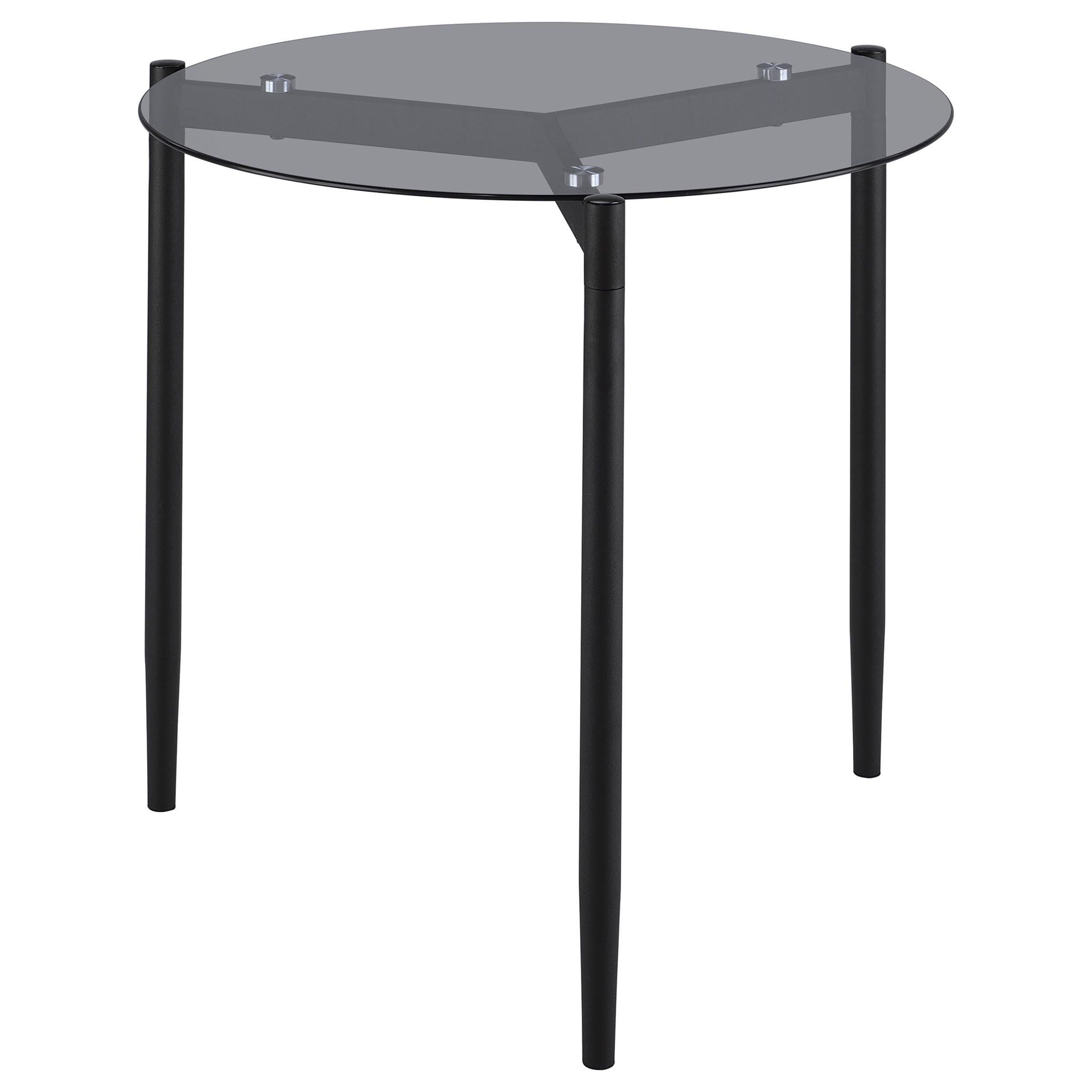 Rosalie 2-piece Round Coffee and End Table Set Grey - Atlantic Fine Furniture Melbourne FL