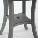 3 Piece Outdoor Dining Set, Round Patio Table With 2 Armless Chairs