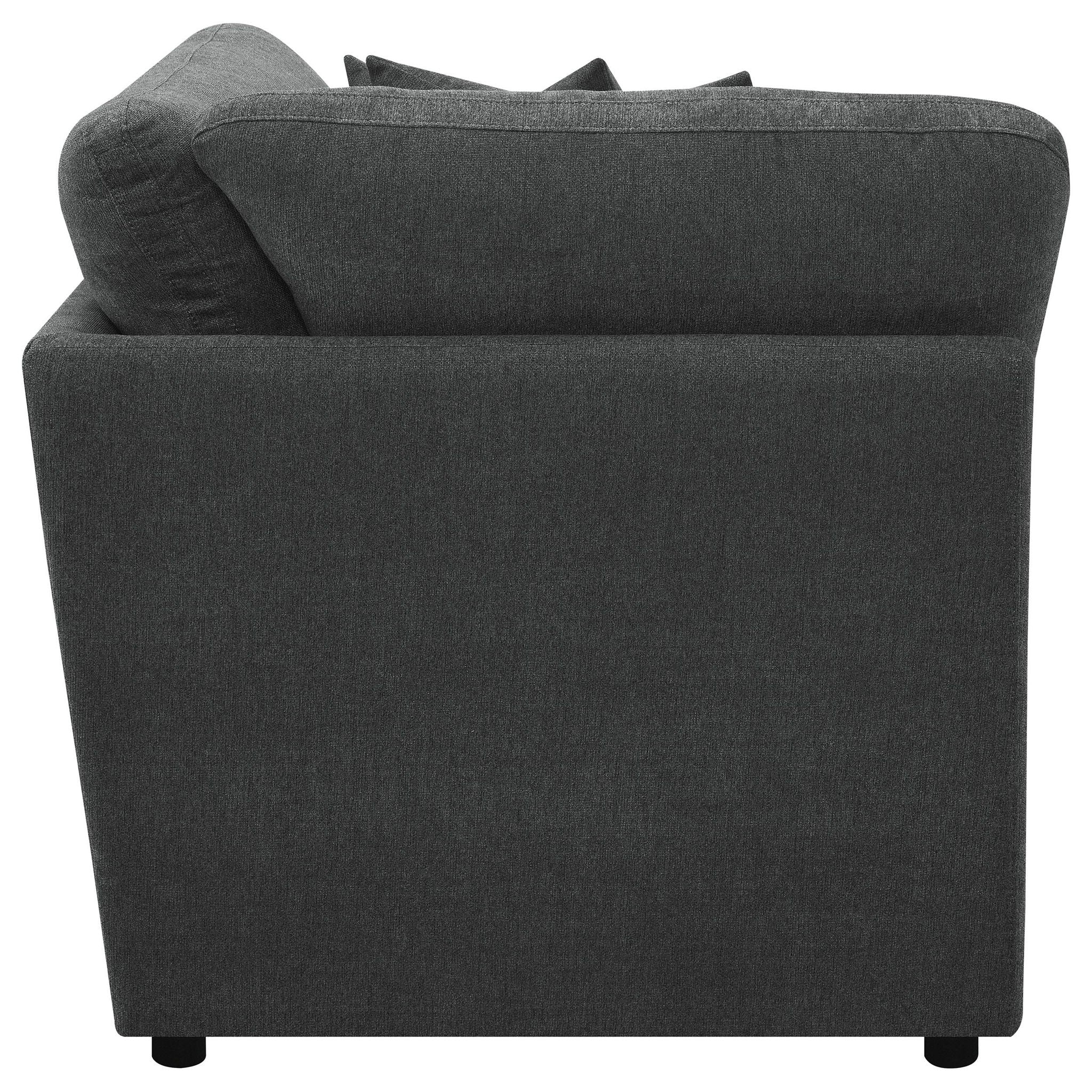 Collins Modular Corner Chair Dark Grey