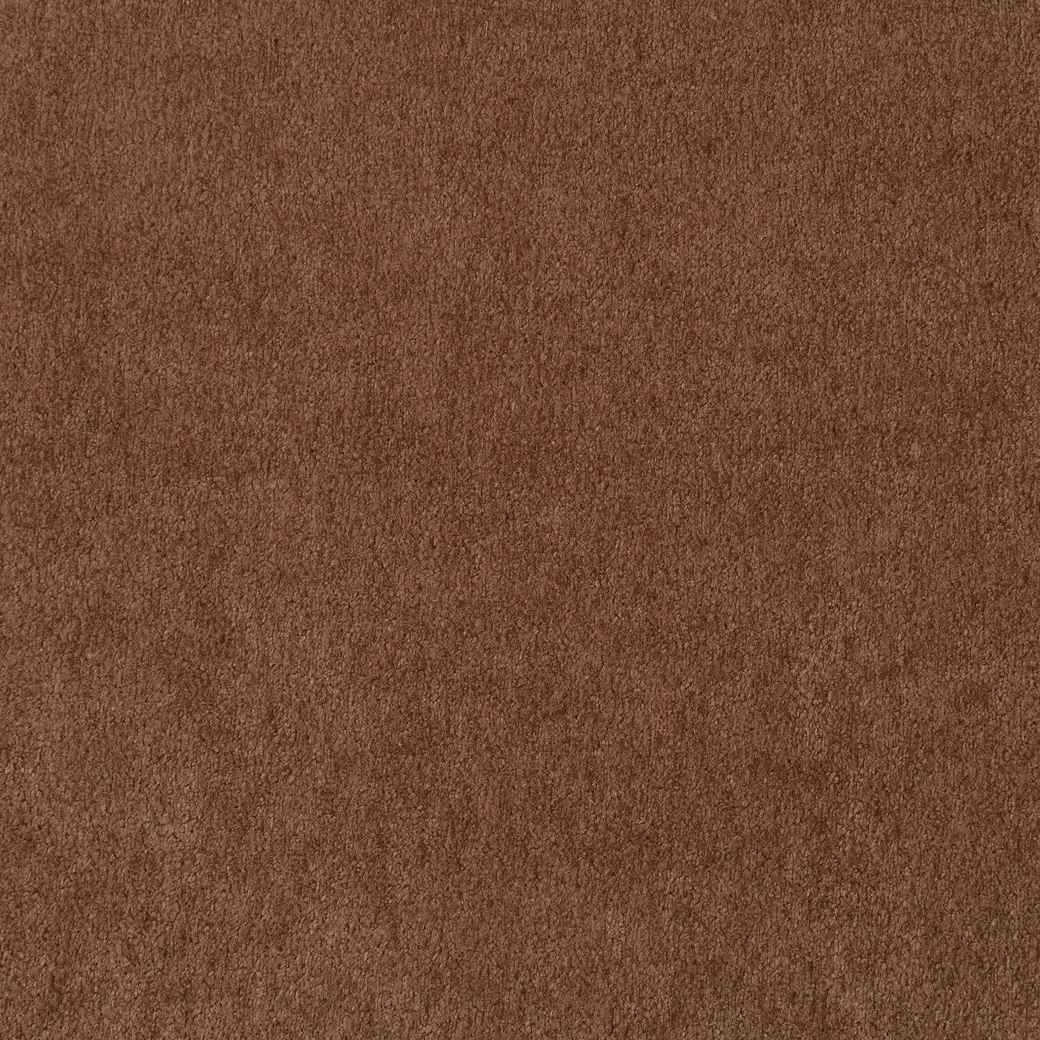 Selma Velvet Upholstered Crescent Arm Sofa Rust