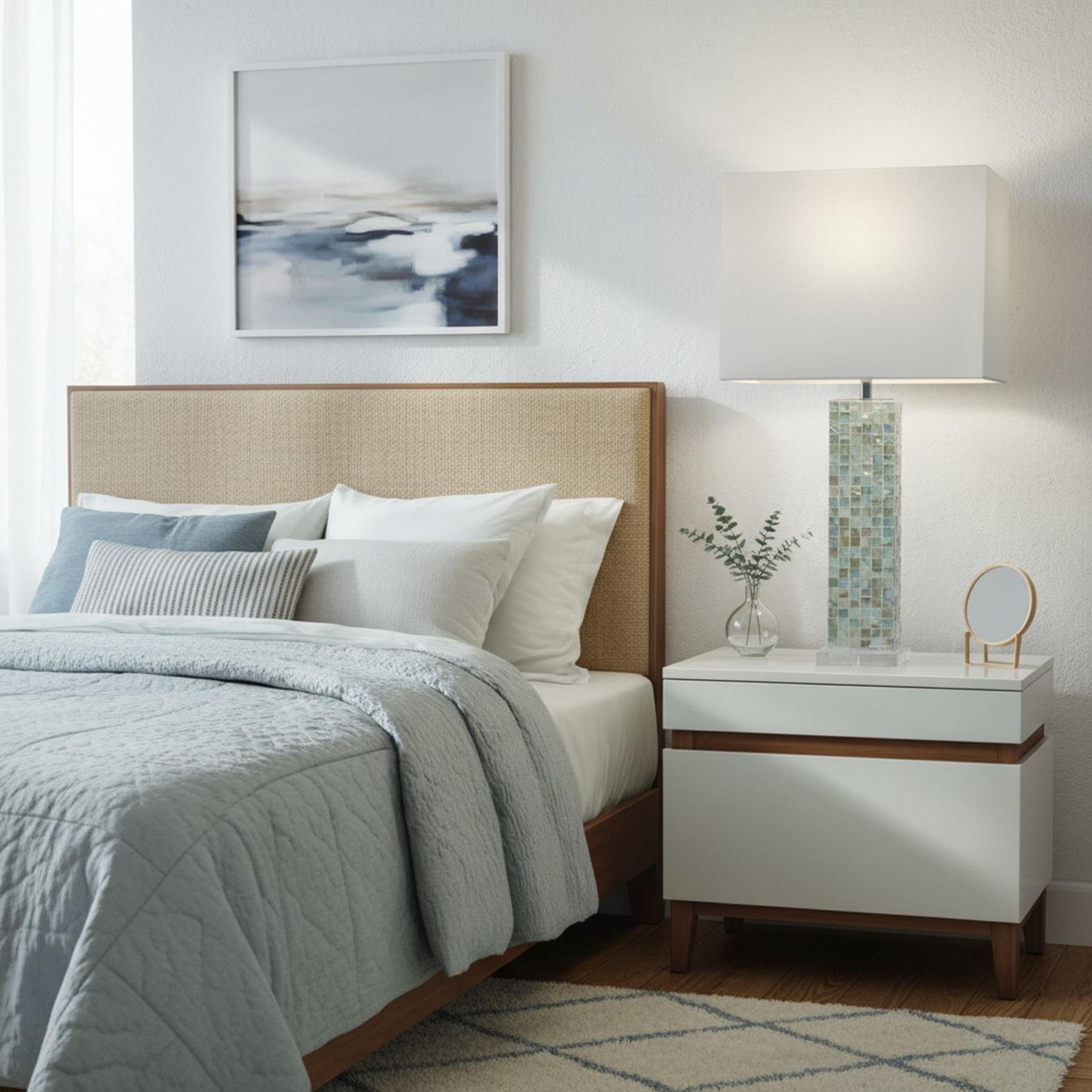 Aqua Mother of Pearl, 29" Table Lamp (2pk). Aqua finish