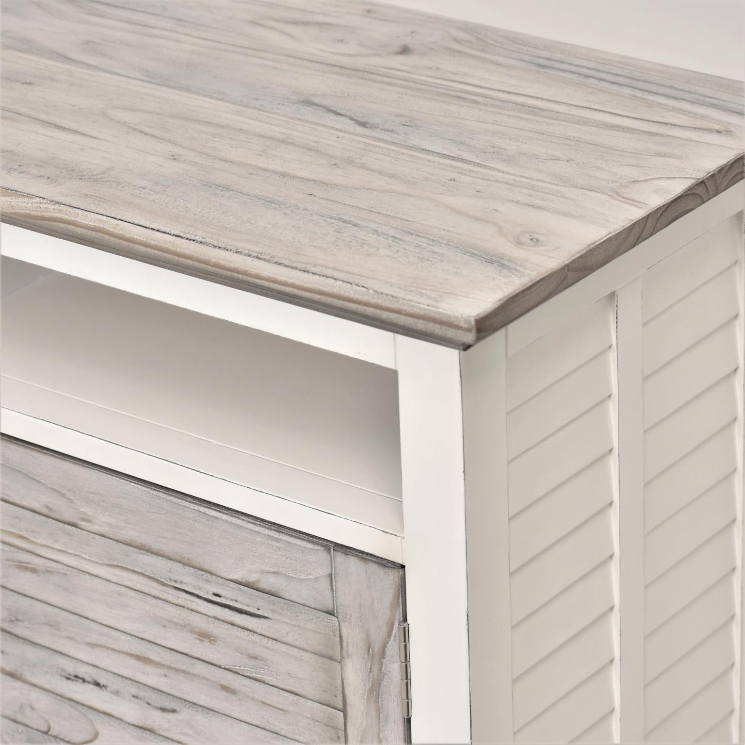 Islamorada Entertainment Center. Dapple Grey Finish