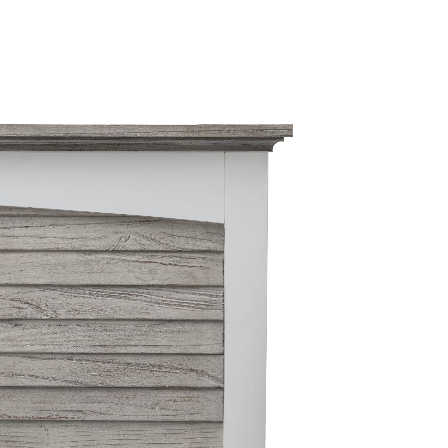Islamorada King Headboard Dapple Grey Finish