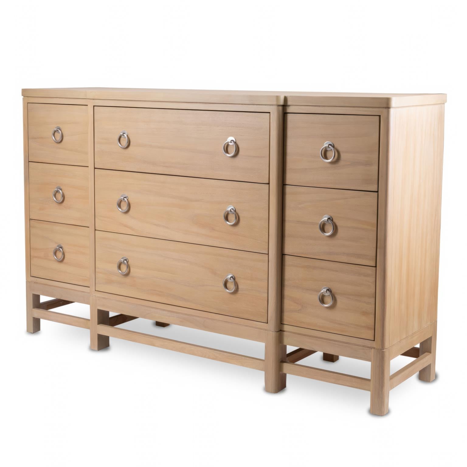 Monterey 9 Drawer Dresser Sandstone Finish