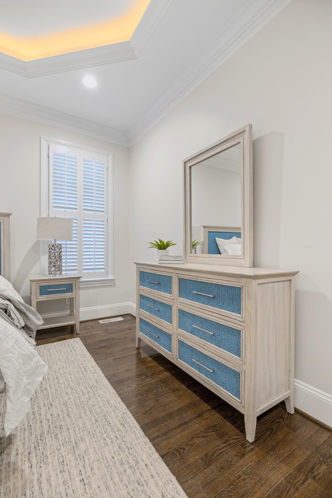 Ocean Isles Woven Dresser, Ocean Blue