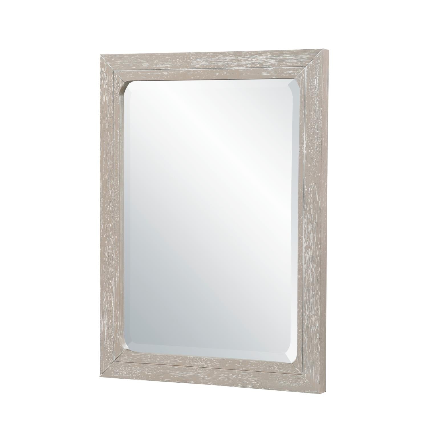 Cape May Mirror. Glazed Driftwood Finish