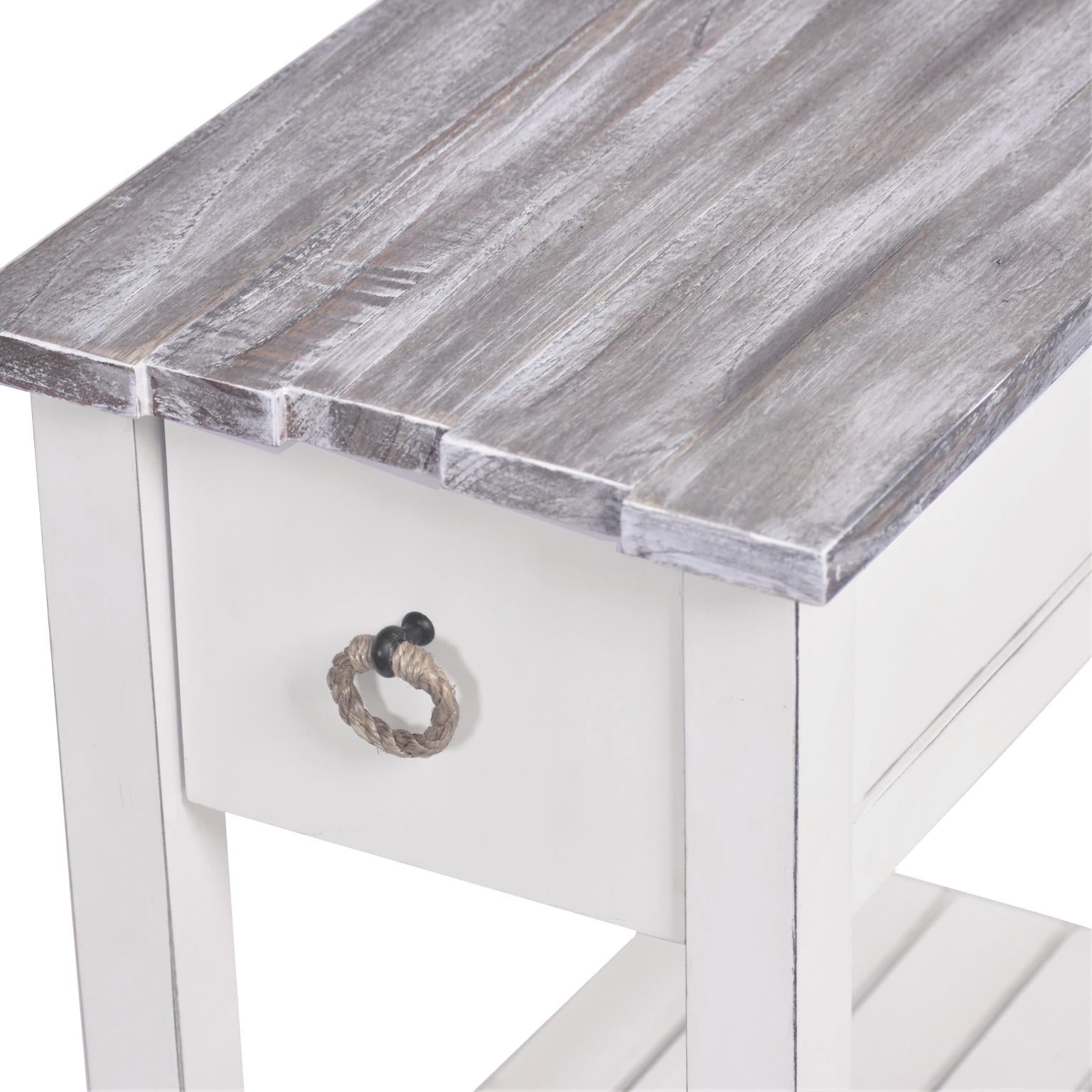 Picket Fence Chairside Table