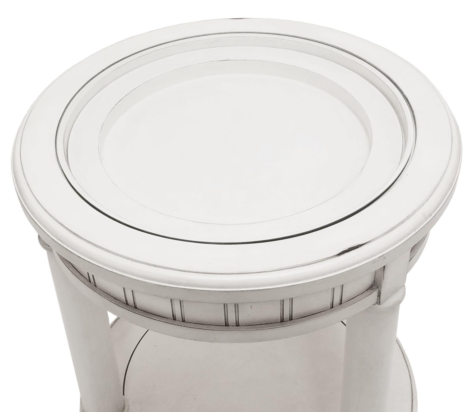 Monaco Insert for Coffee and End Tables - Plain Wood Tray Blanc Finish