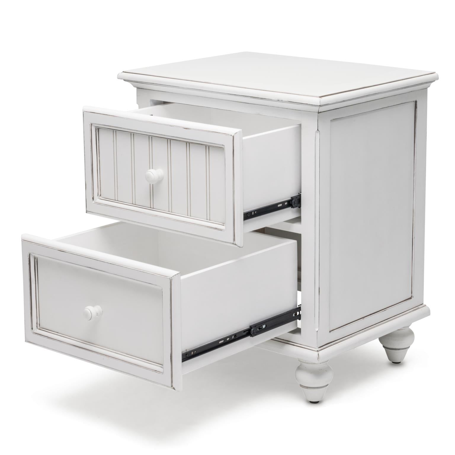 Monaco 2 Drawer Nightstand w/ Power