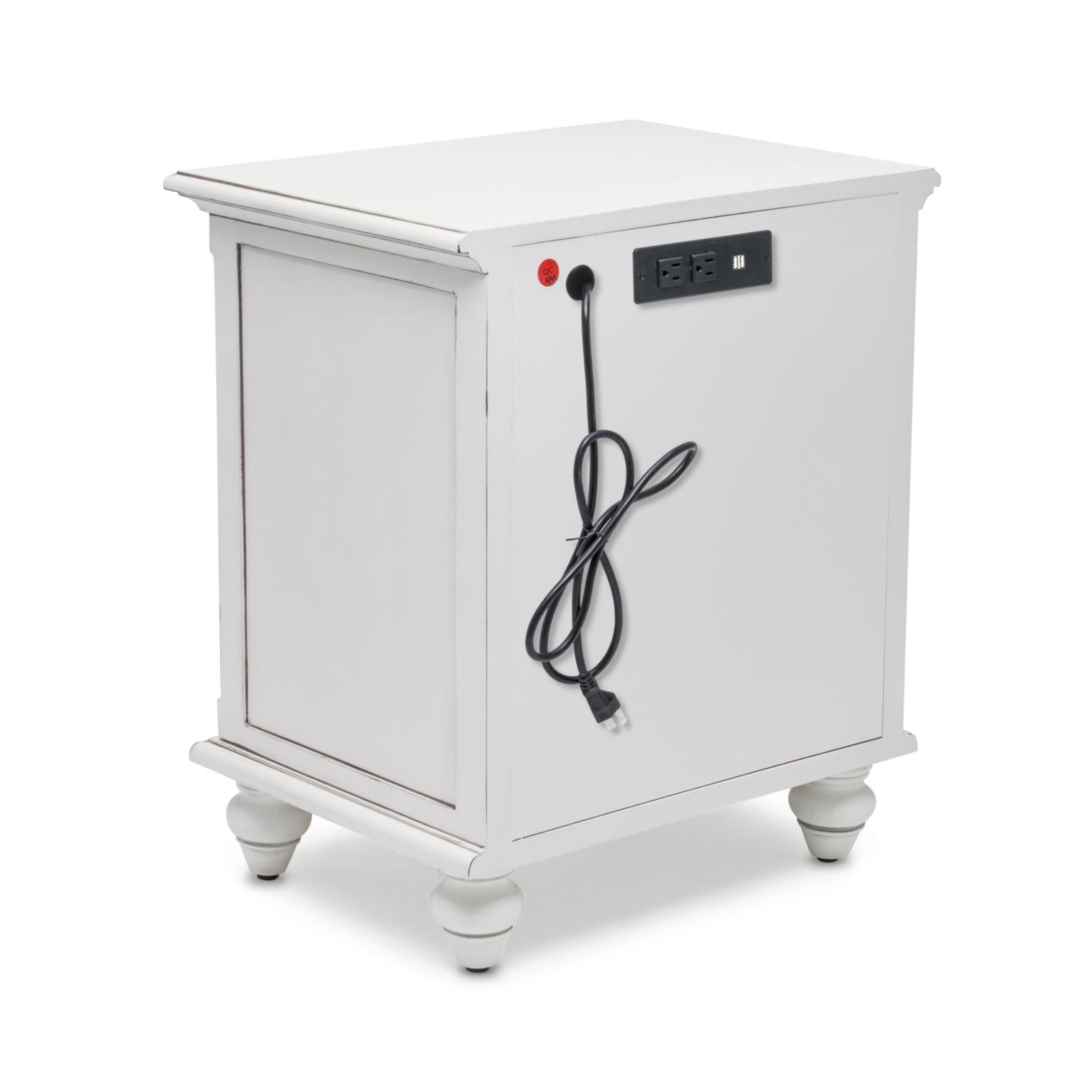 Monaco 2 Drawer Nightstand w/ Power