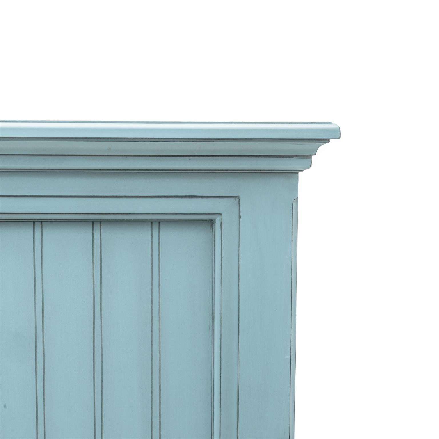 Monaco Queen Headboard Bleu Finish