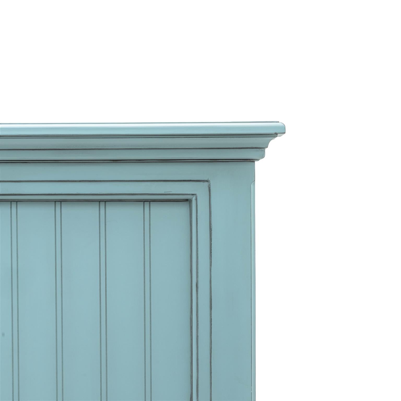 Monaco King Headboard Bleu Finish