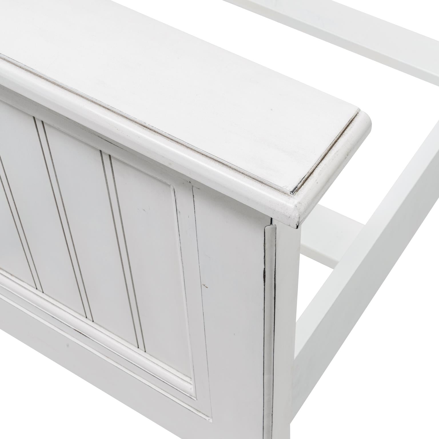 Monaco Queen Footboard Blanc Finish