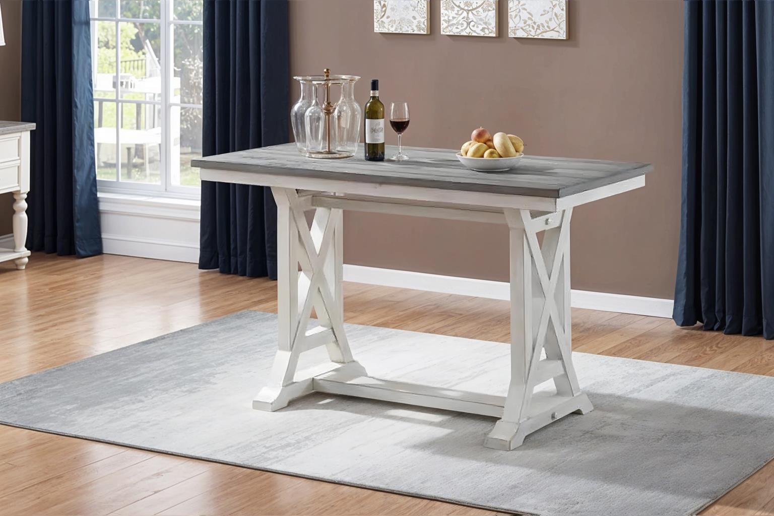 Bar Harbor Counter Height Dining (Cream)