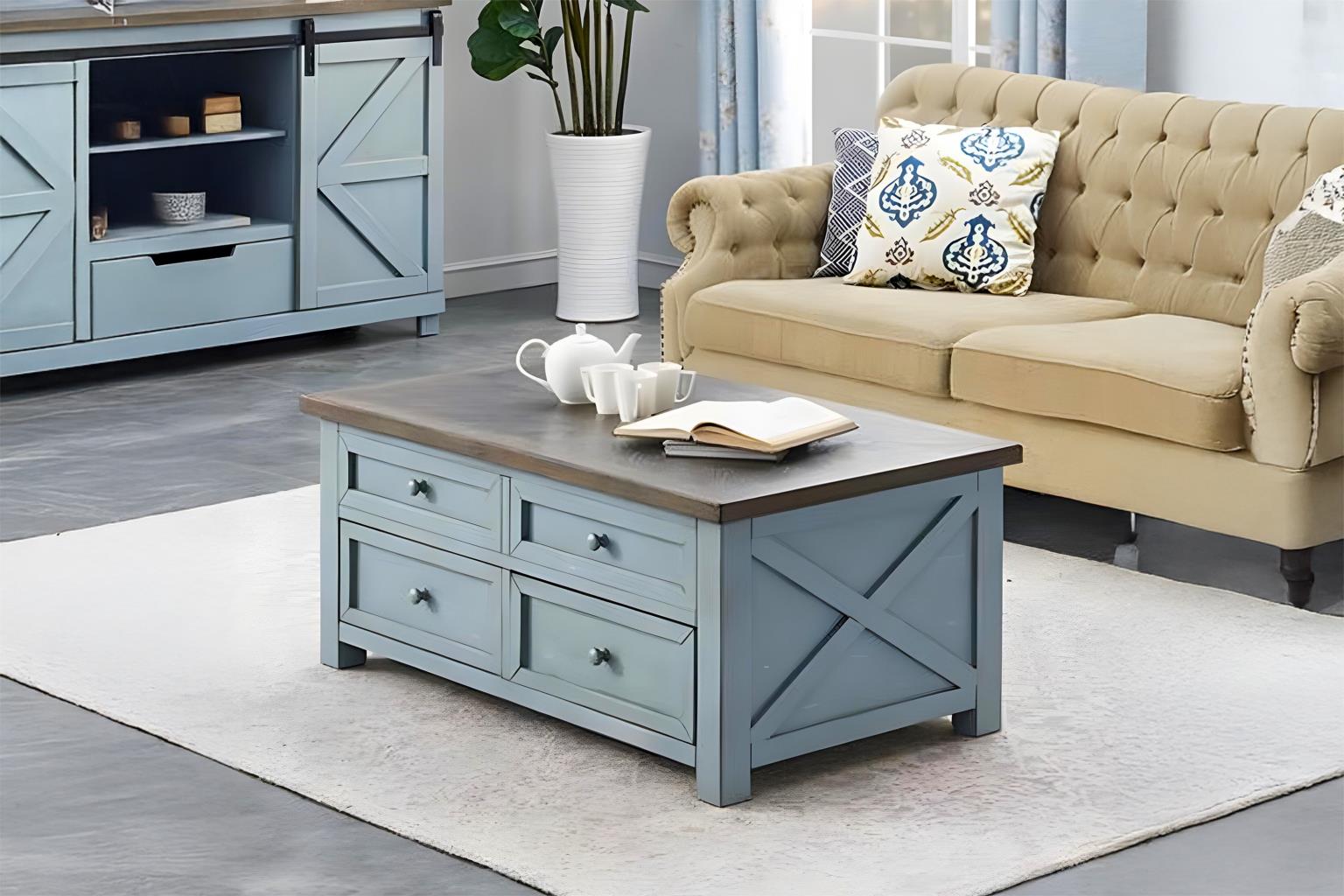 Bar Harbor End Table (Cream)
