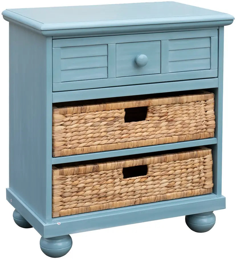 Beachfront Basket Nightstand