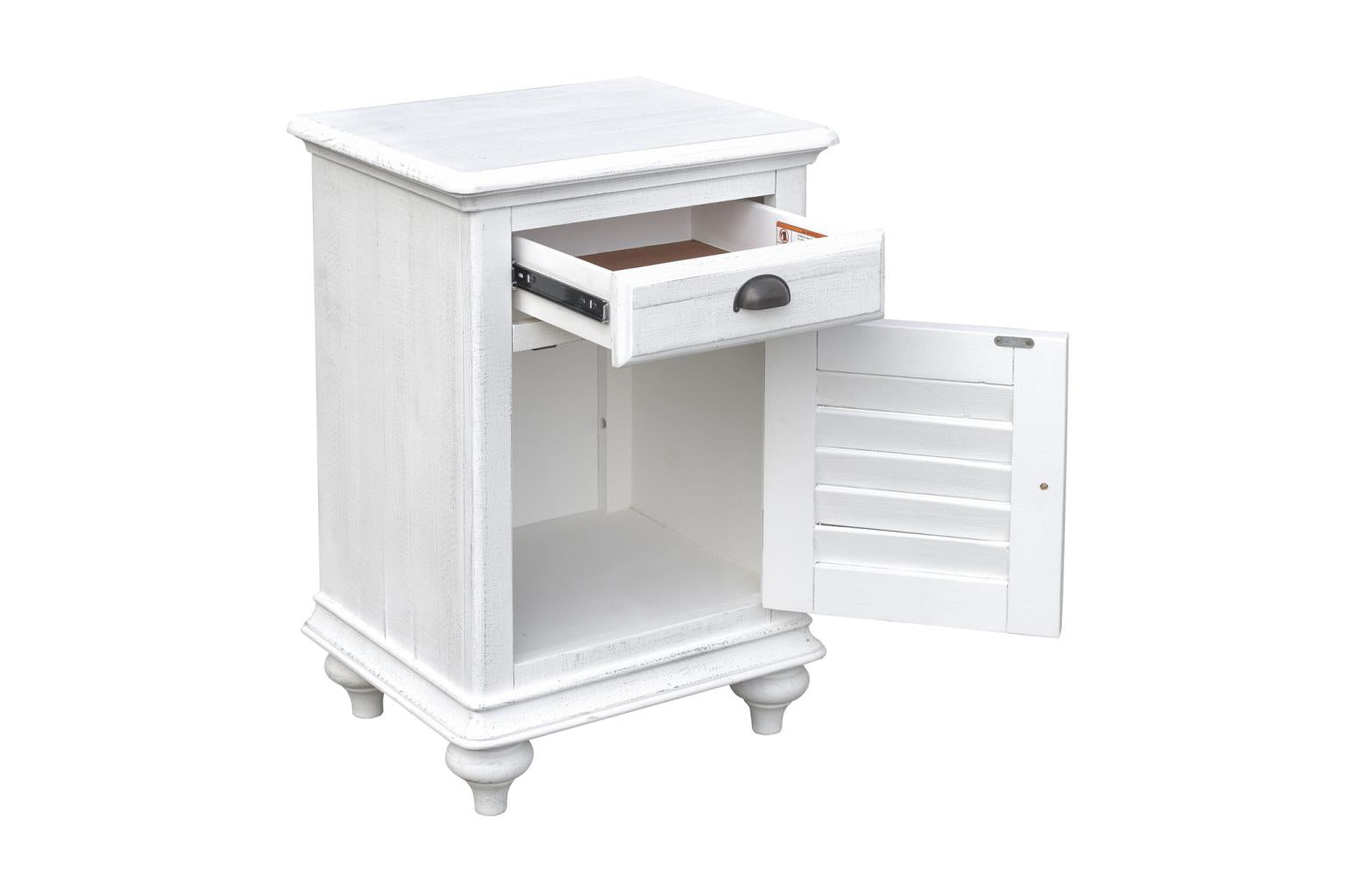 Brockton Door Nightstand (Balearic White)
