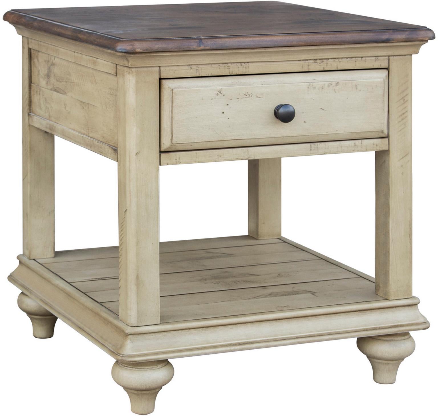 Brockton End Table (Light Wheat)