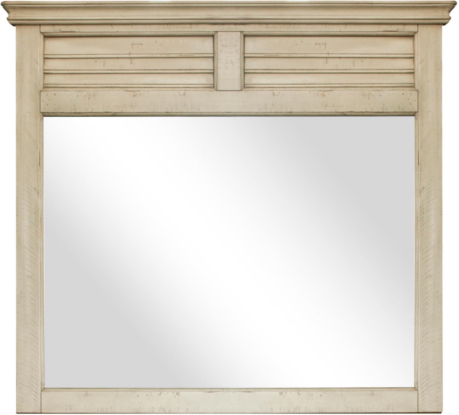 Brockton Shutter Mirror (Light Wheat)