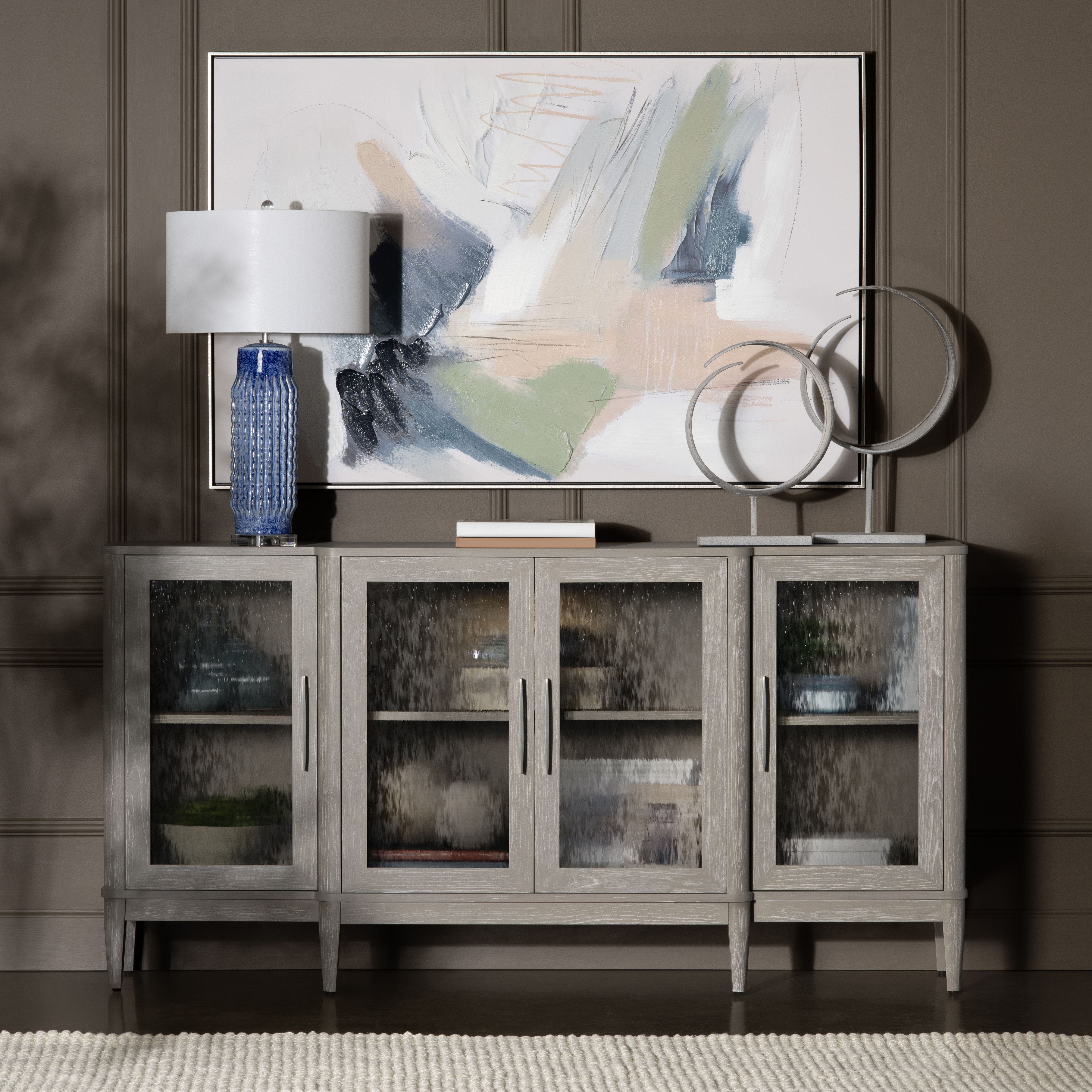 Blue Riverdale Table Lamp - Image 4