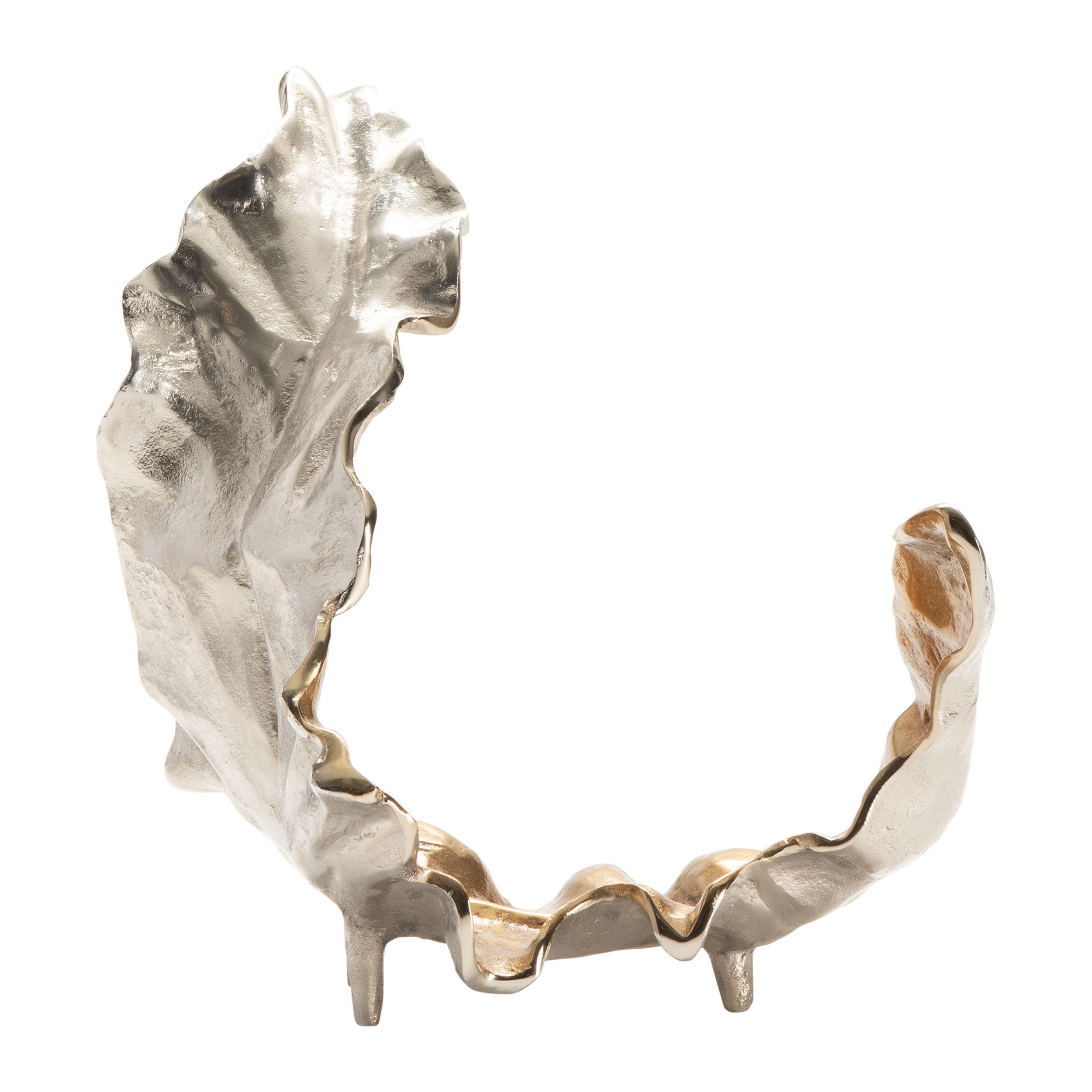 Willow Medium Two-toned Sculptural Leaf I