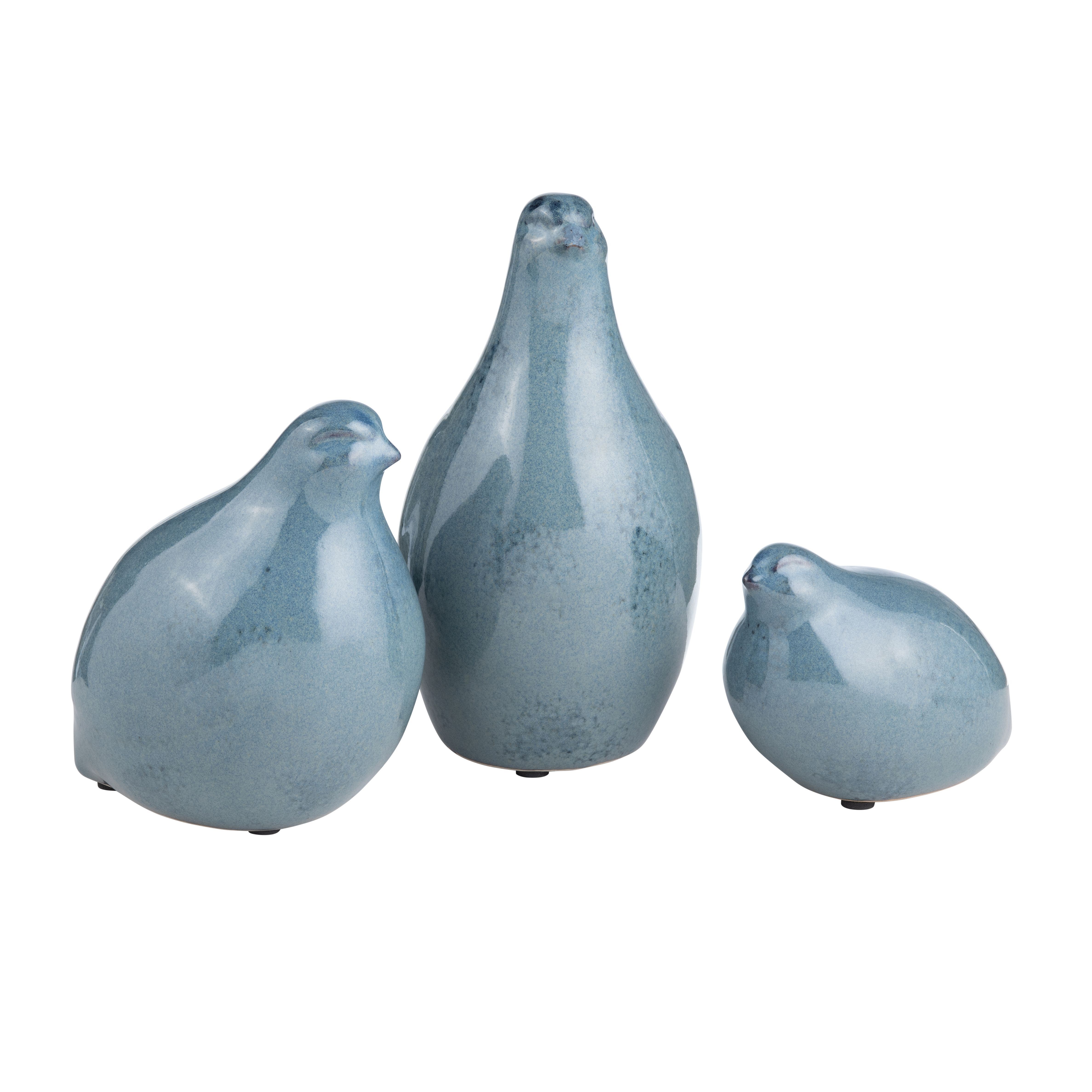 Blue Partridge Statues