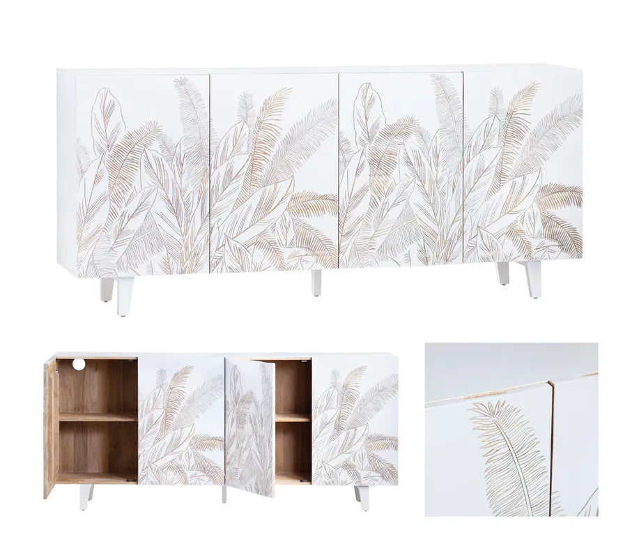Seaside Four-Door Sideboard - Atlantic Fine Furniture Melbourne FL