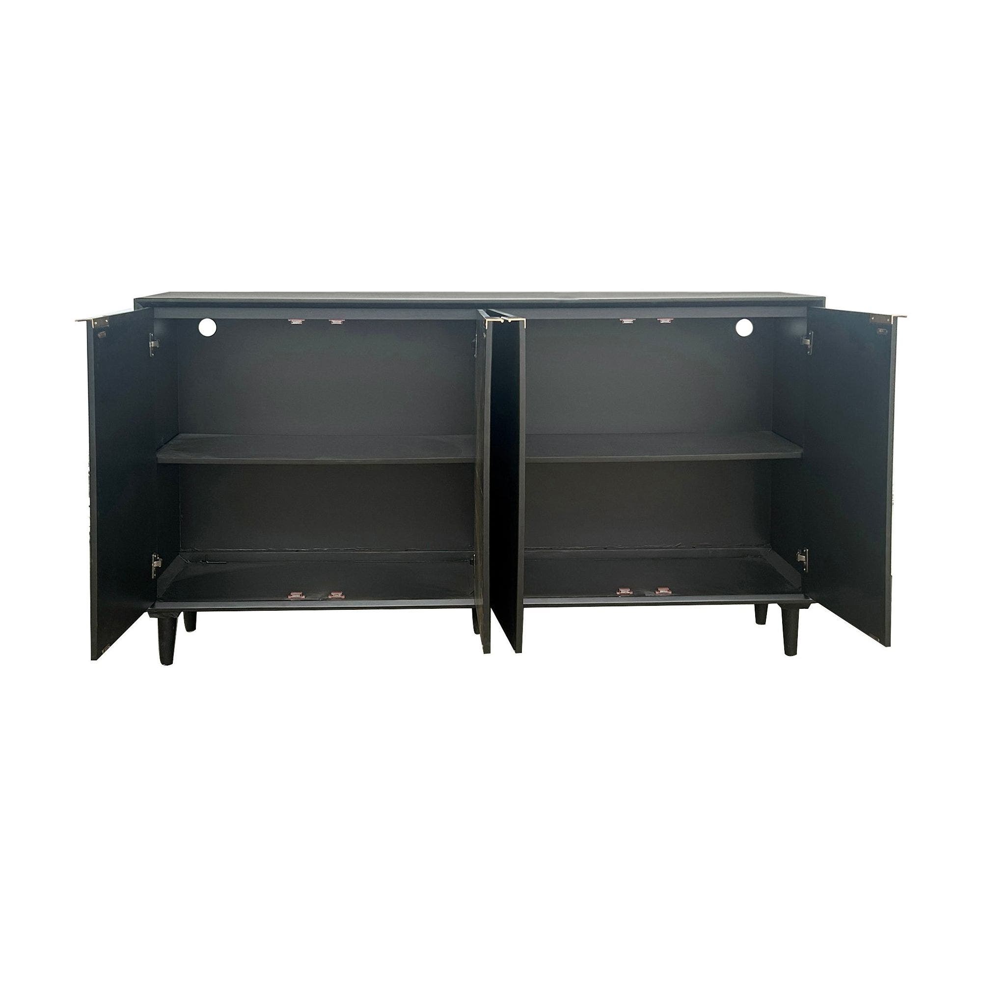 Arvada Four-Door Sideboard (Black) - Image 3