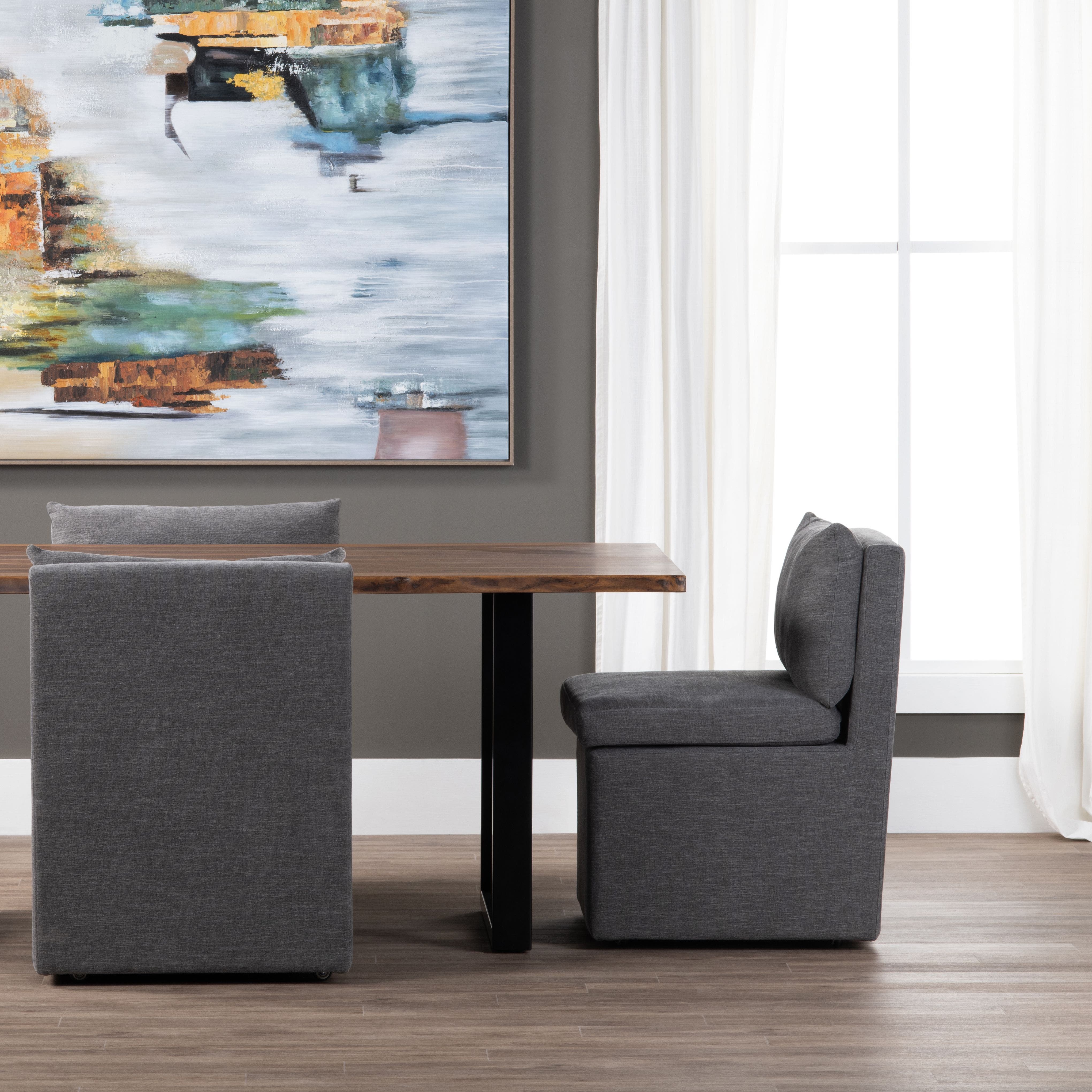 Taylor Charcoal Dining Chair - Image 5