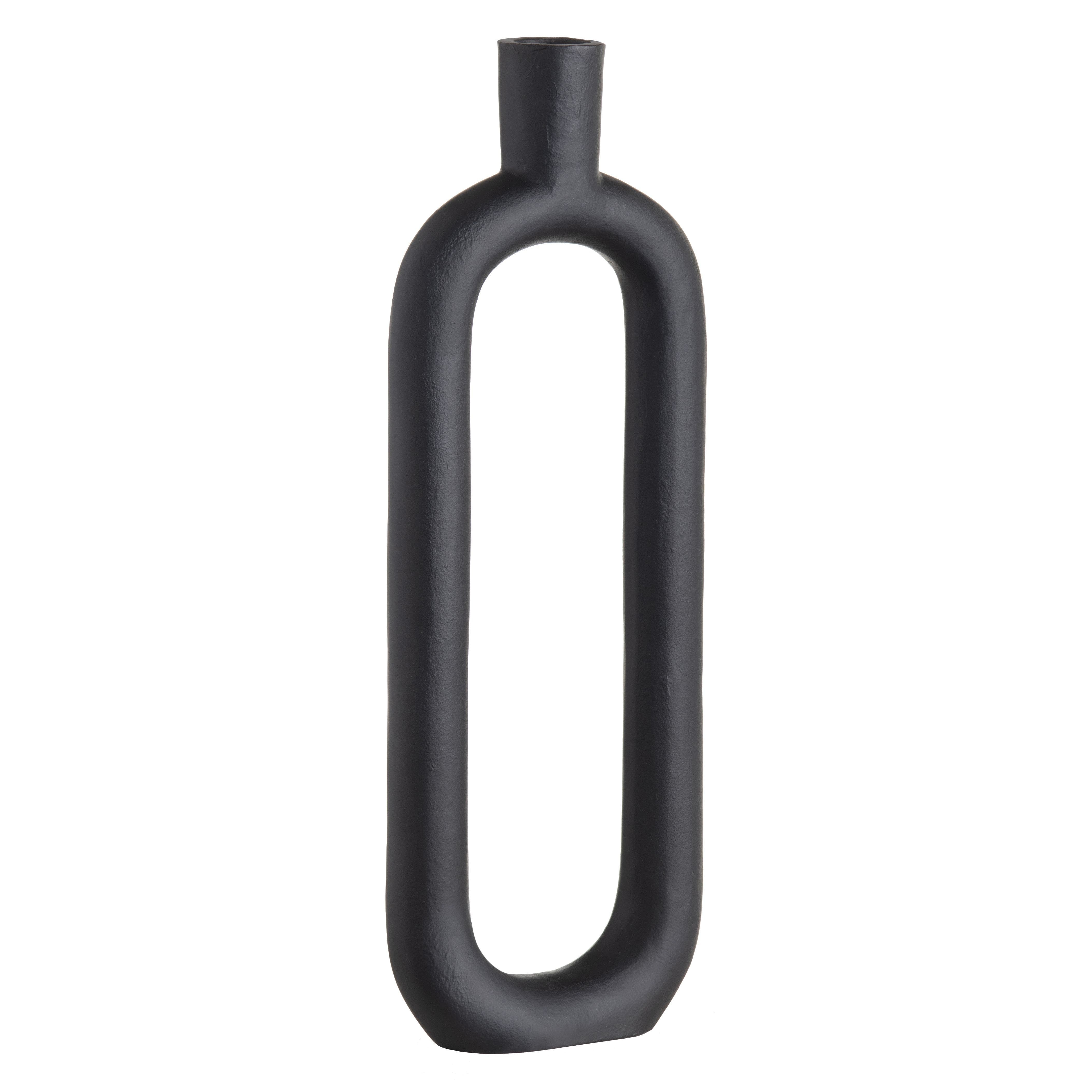 Raven Oval Infinity Vase