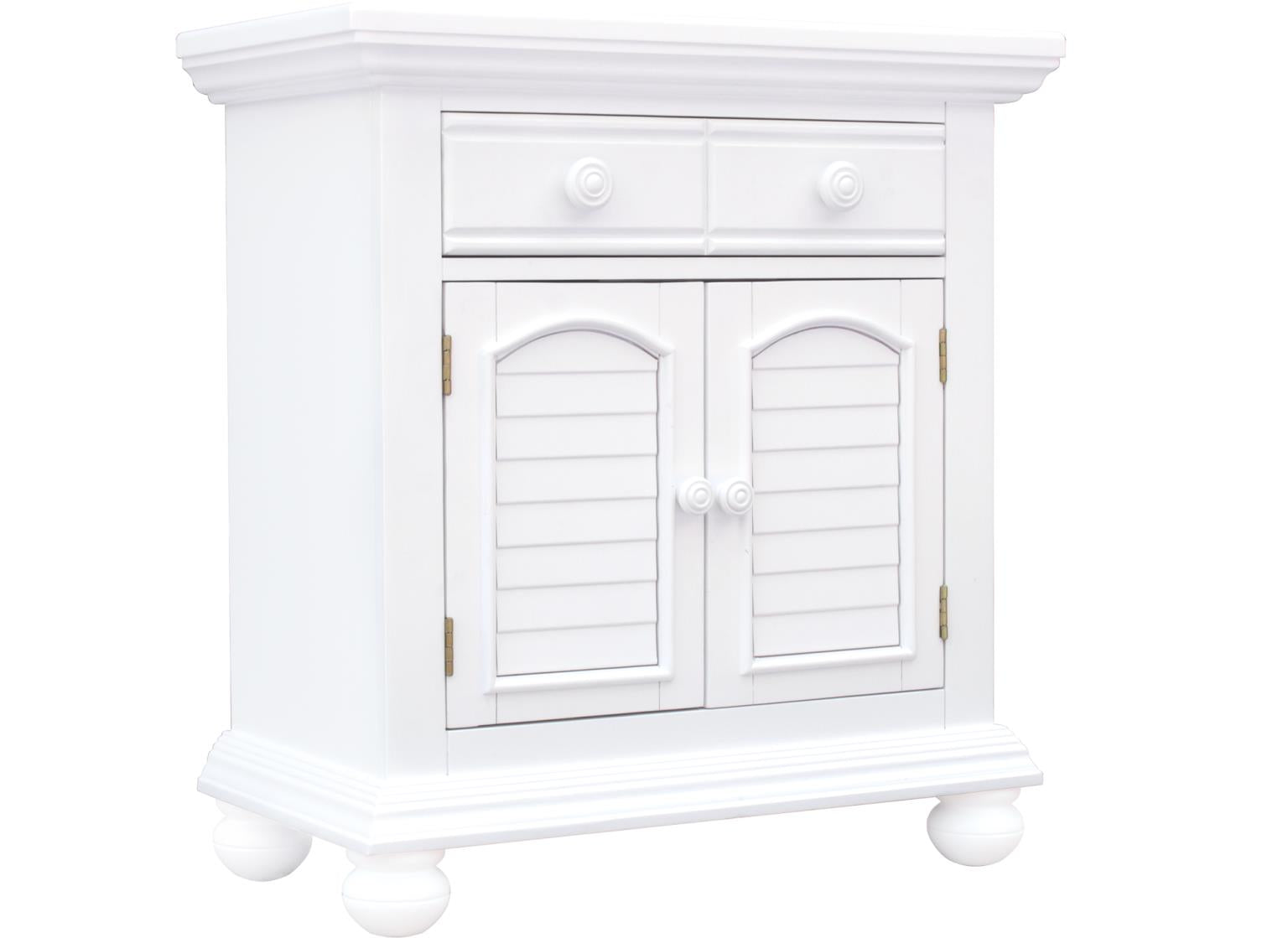 Cape Cod Two Door Nightstand (White)