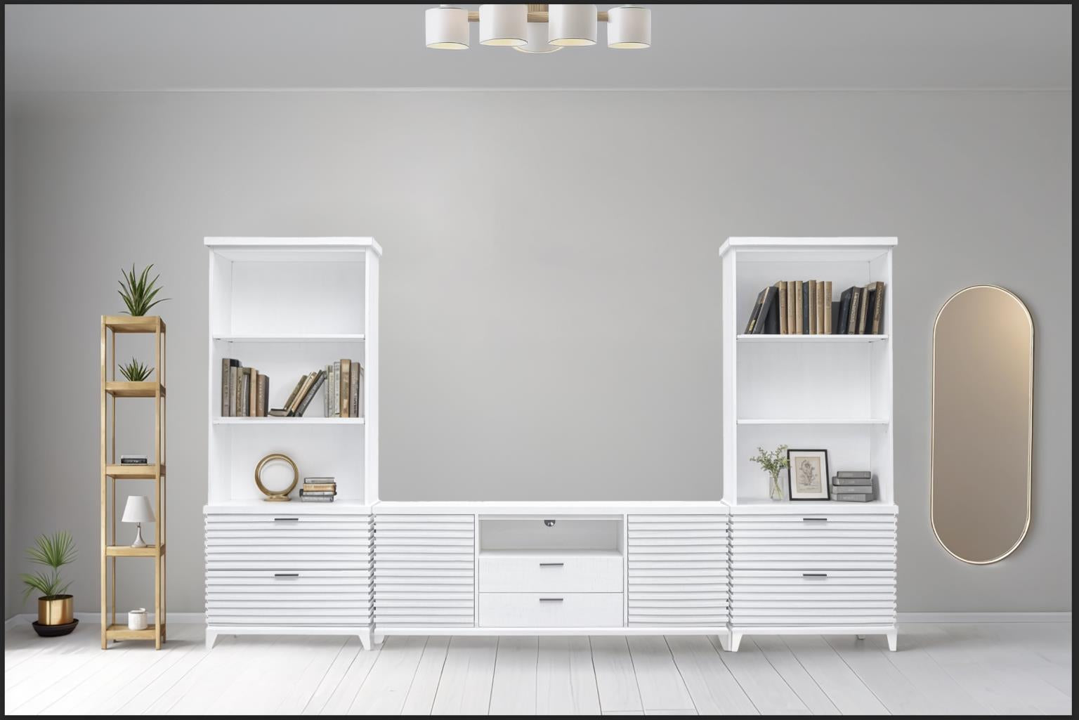 Capri Console & Bookcases