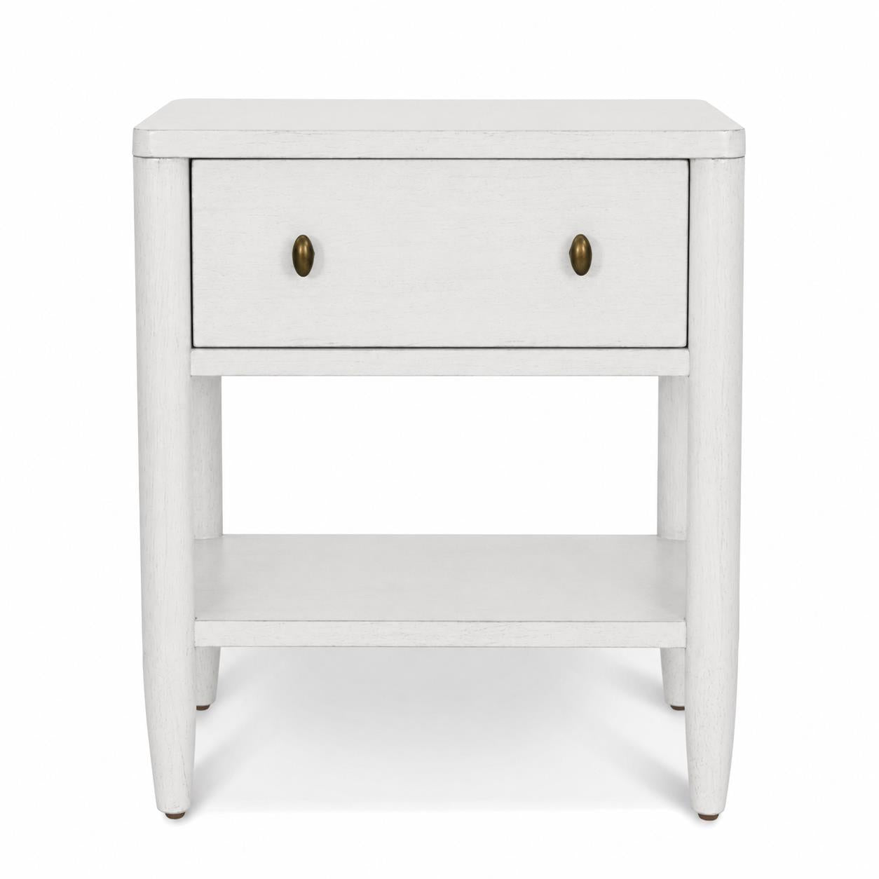 Chatham 1 Drawer Nightstand w/ USB A + C. Fresh White Finish