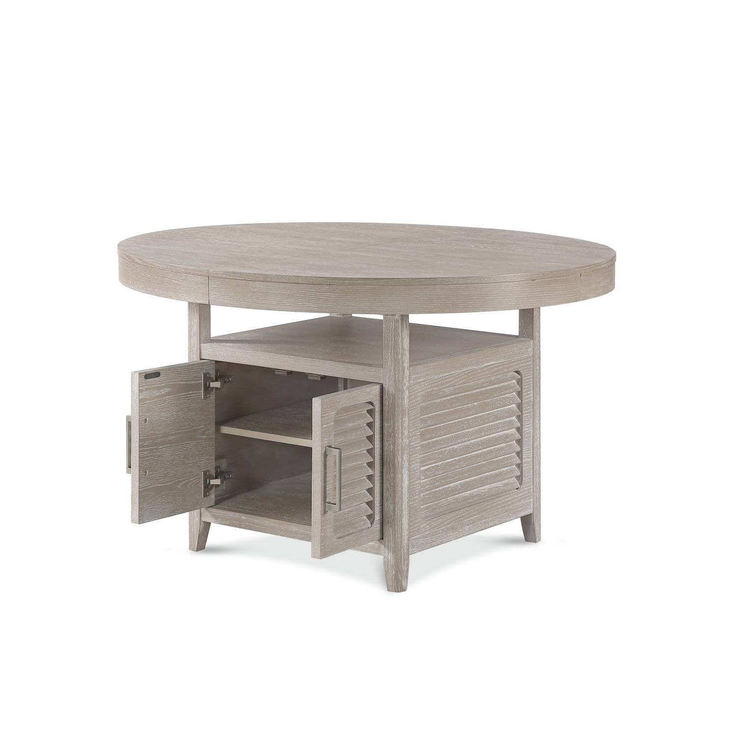 Cape May Storage Butterfly Leaf Table Top only. Must order base separately. Glazed Driftwood Finish