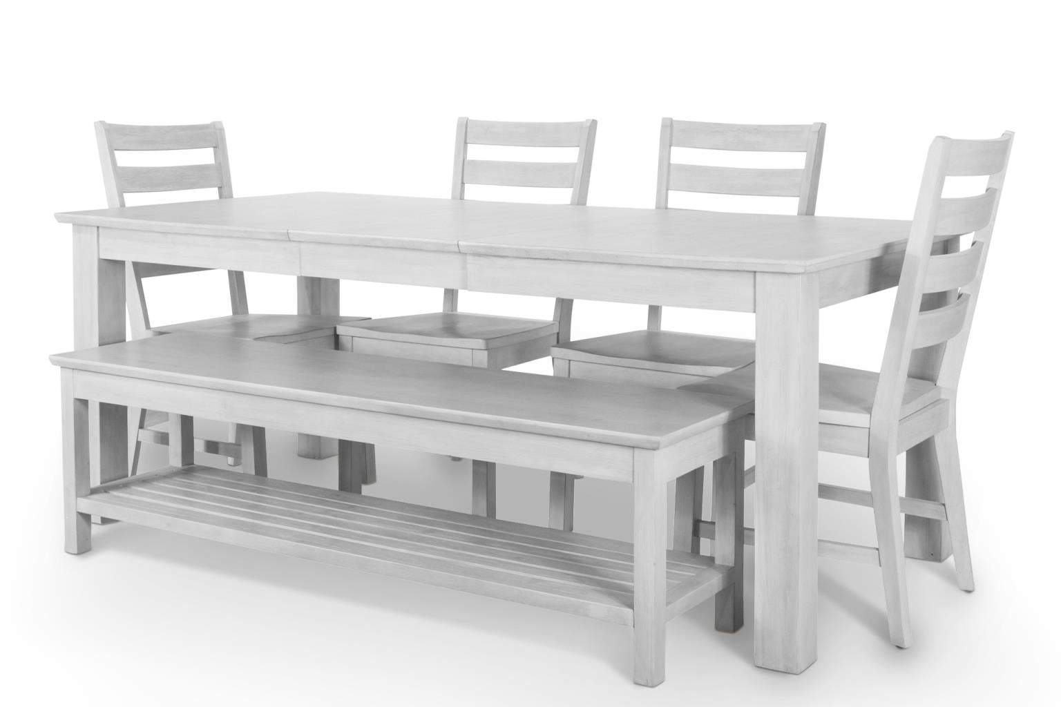 Geneva 6pc Dining Set w/ Self Storing Leaf