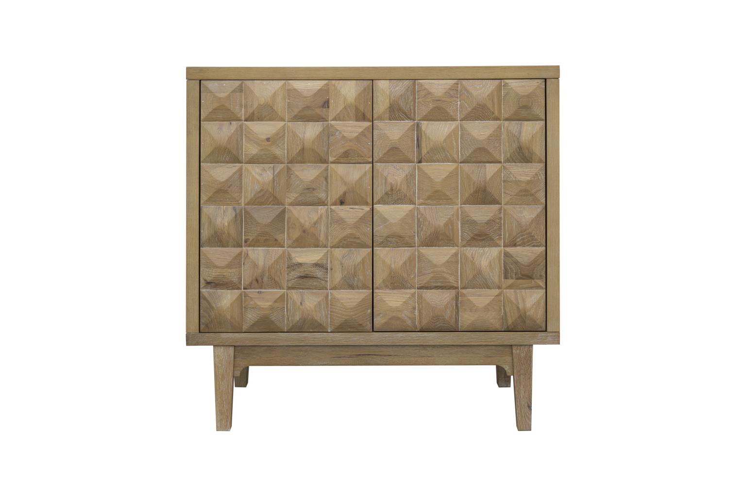 Diamond Oak 2 Door Cabinet