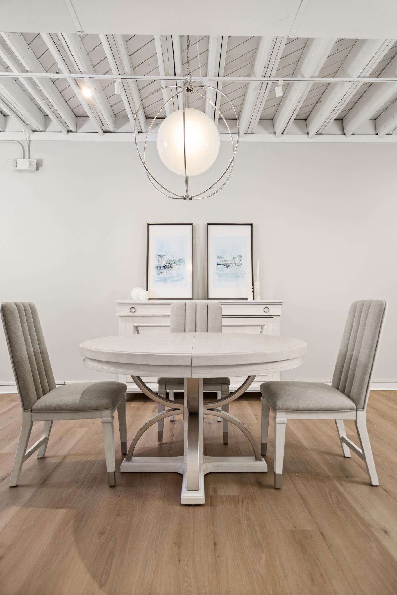 Point Breeze Side Chair w/ Metal (2pk; priced individually). Fresh White Finish
