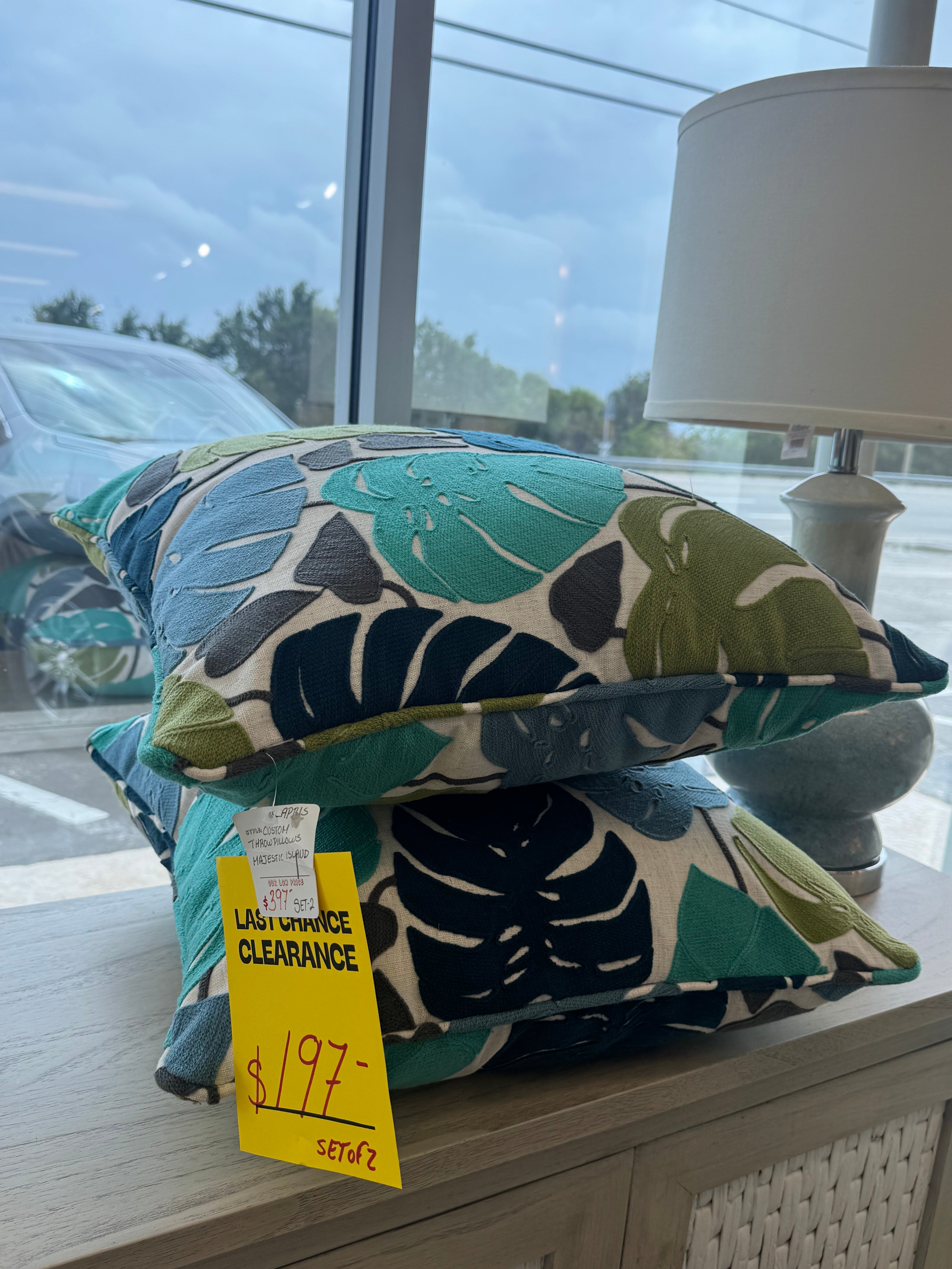 Custom Capris Pillow Pair