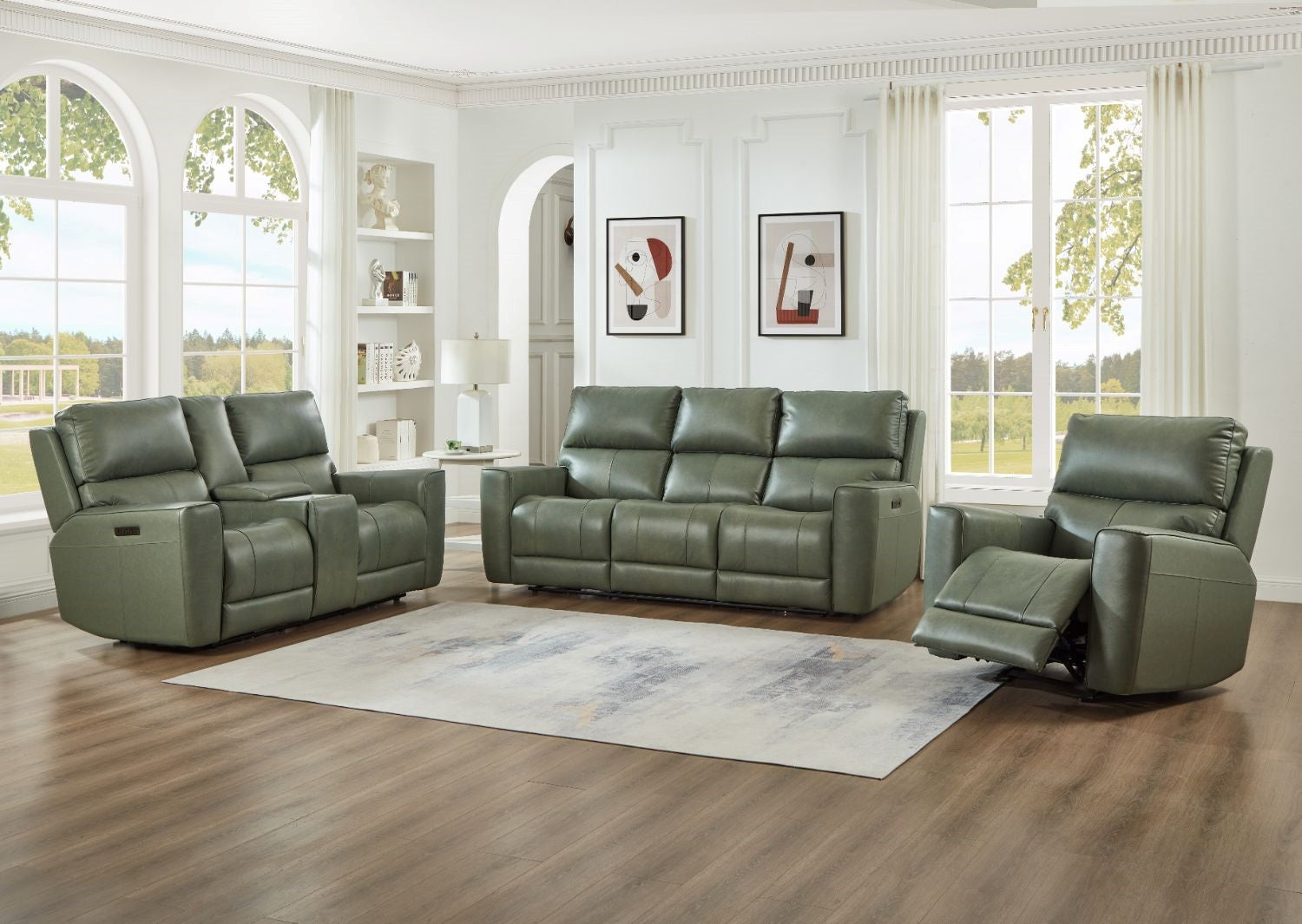 Laredo Leather Reclining Sofa