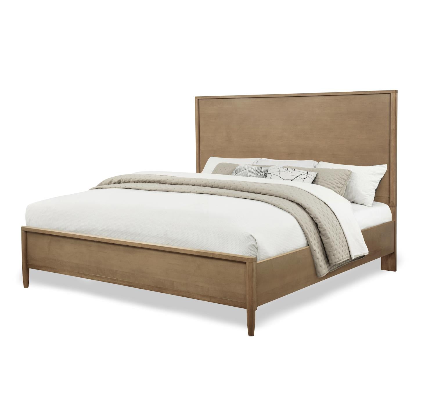 Chatham Tall King Bed Complete. Warm Maple Finish