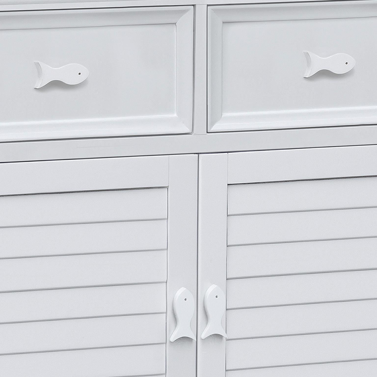 Fishtails Cabinet (White)