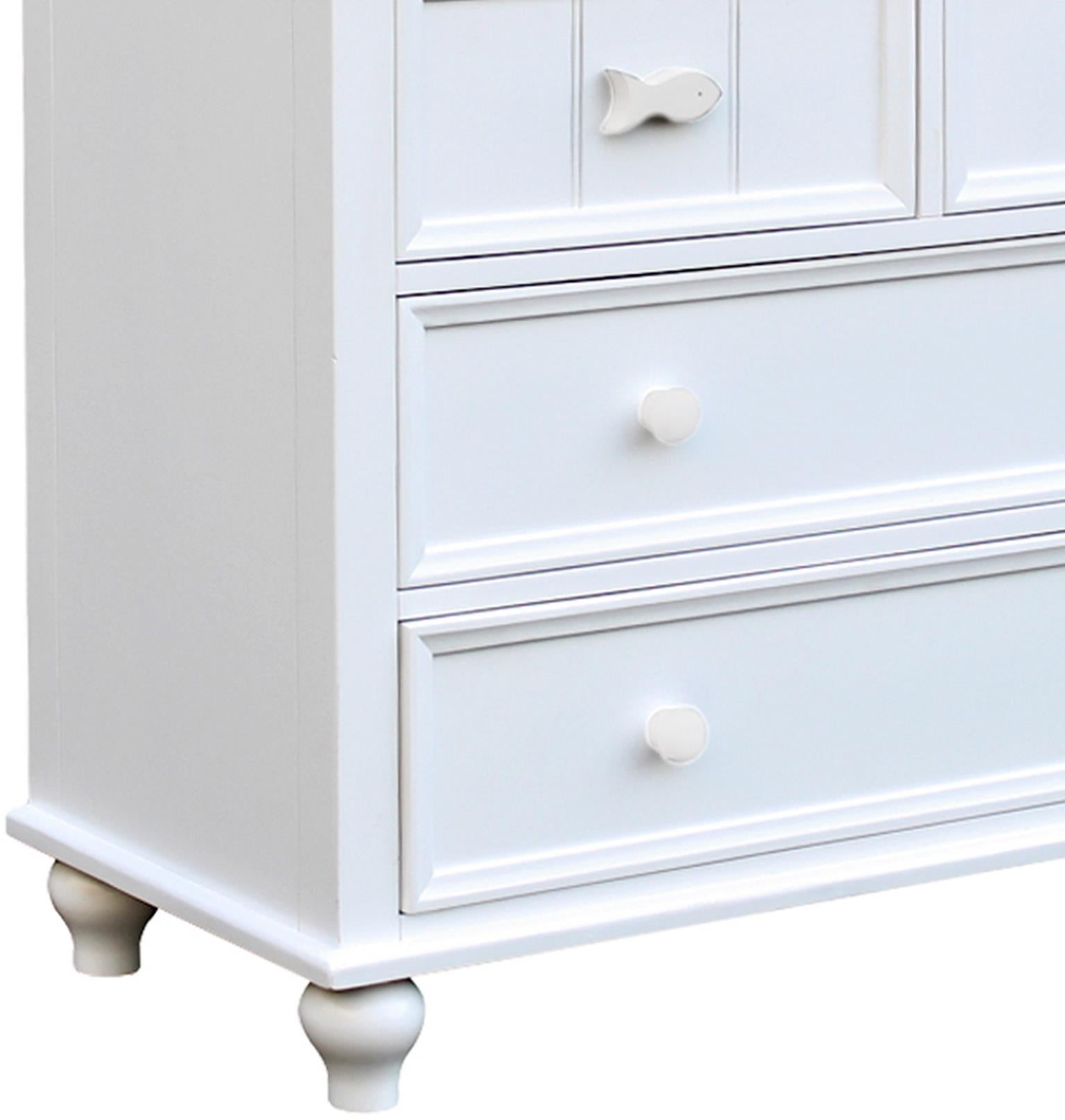 Fishtails Split Chest (White)