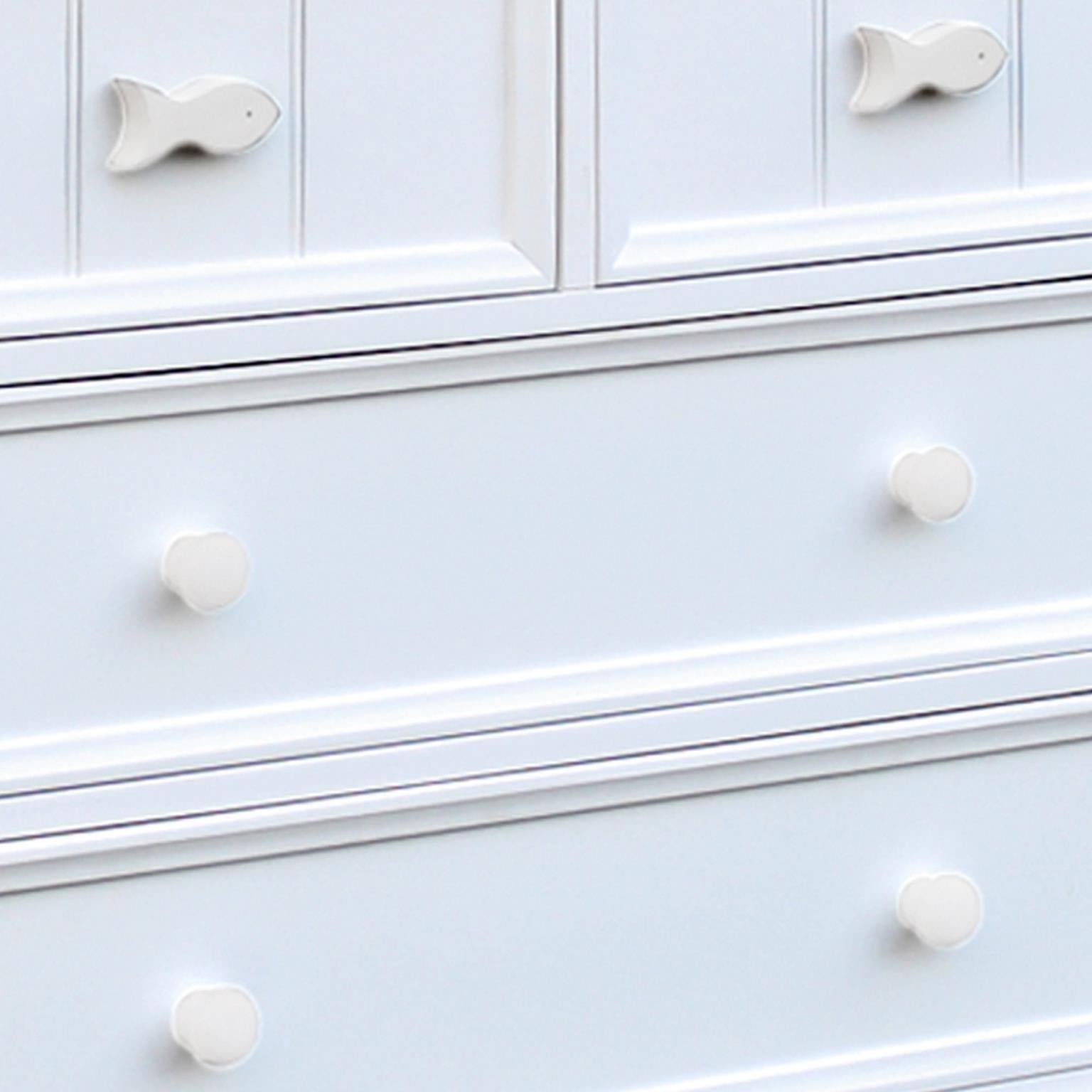 Fishtails Split Chest (White)