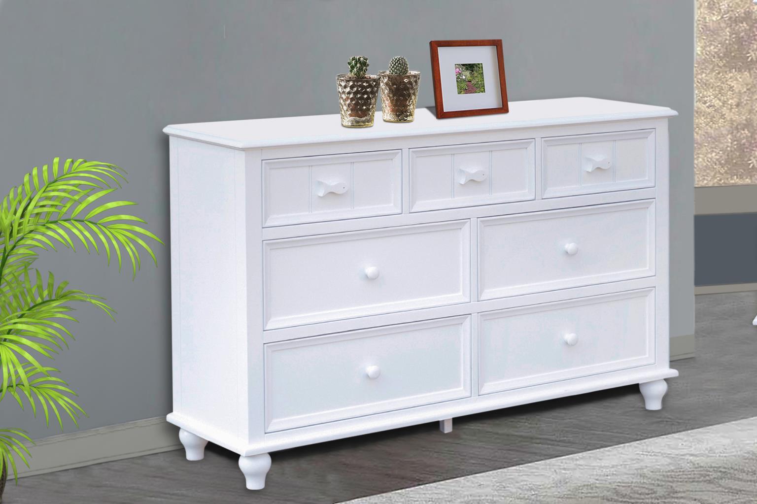 Fishtails Dresser (White)