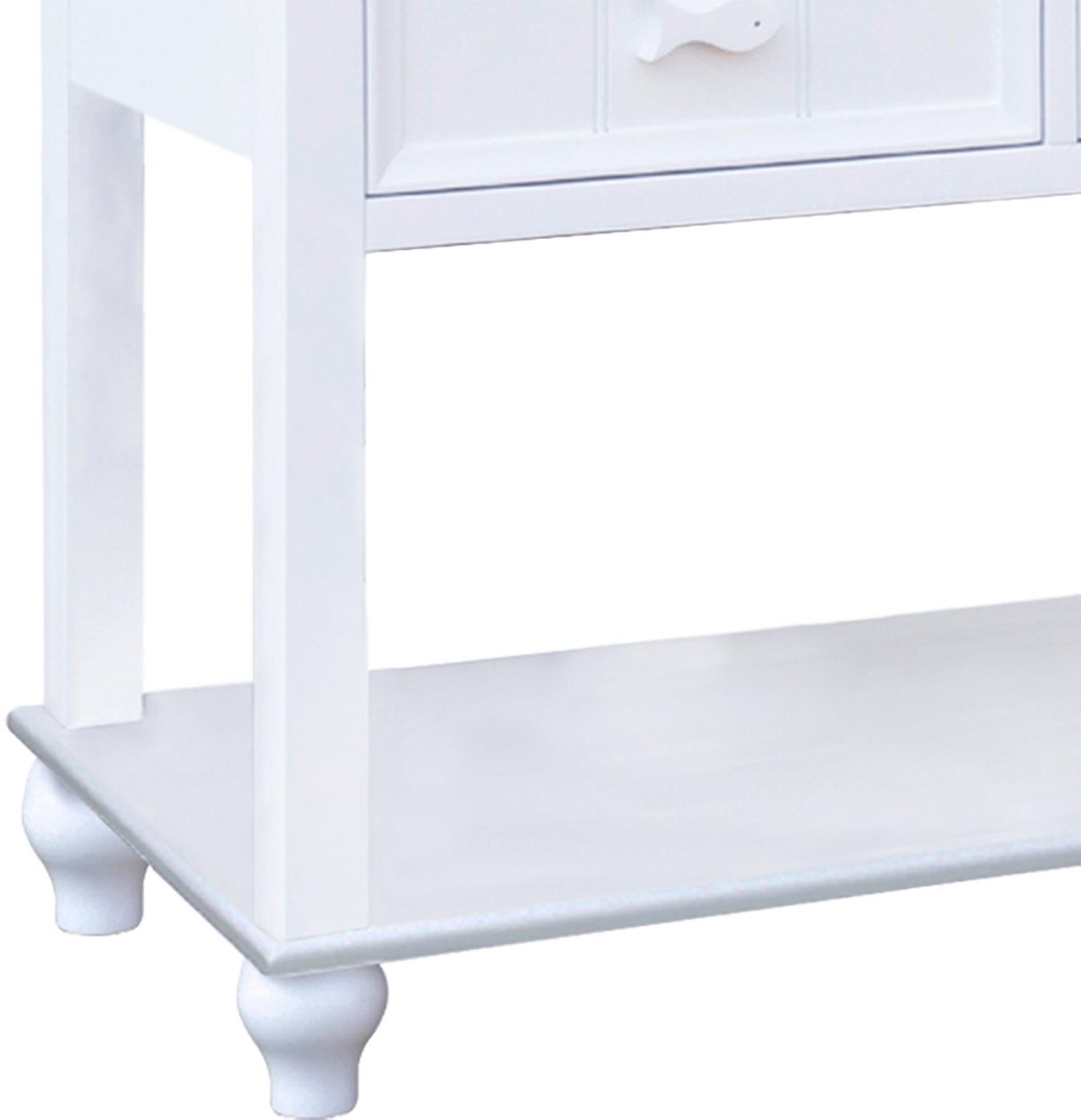 Fishtails Console Table (White)