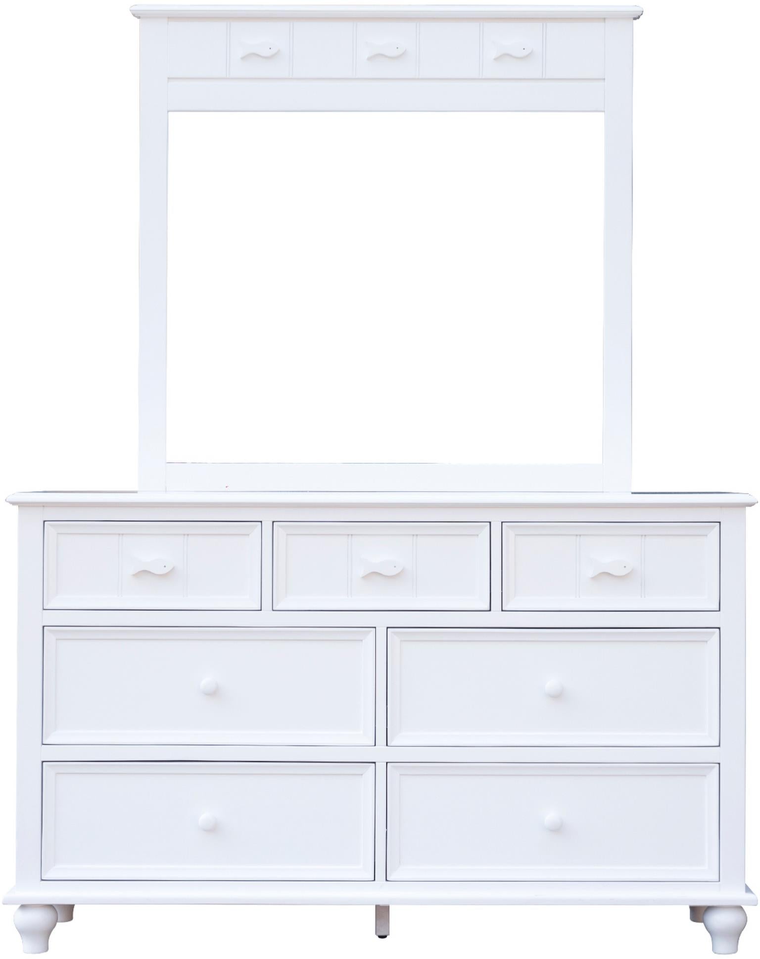 Fishtails Dresser (White)