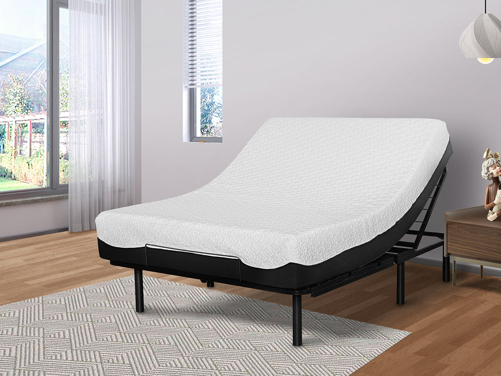 Sleeptone G50 adjustable bed base with head and foot raised