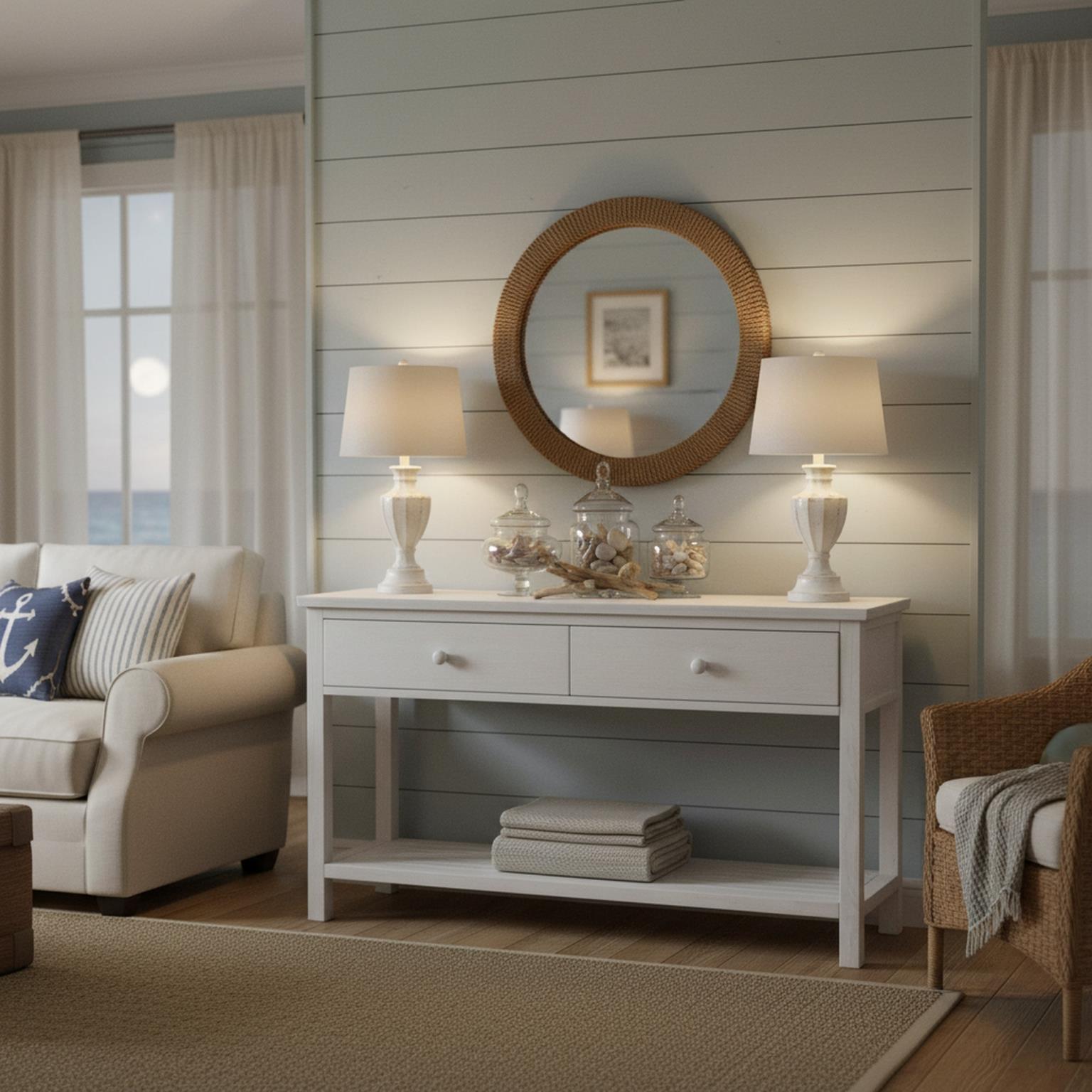 Geneva 2 Drawer Console