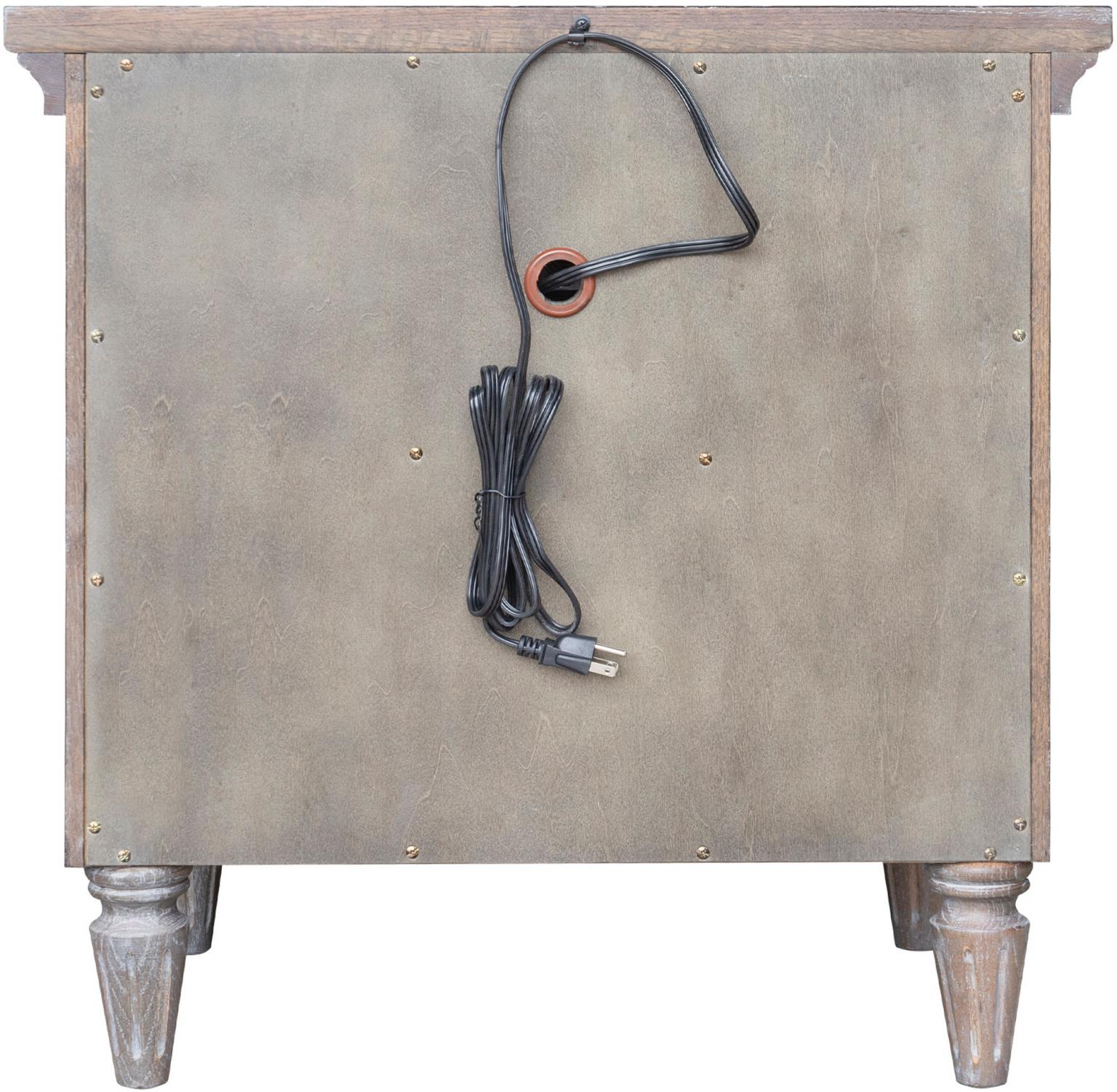 Grey Summit Nightstand (Grey Stone)